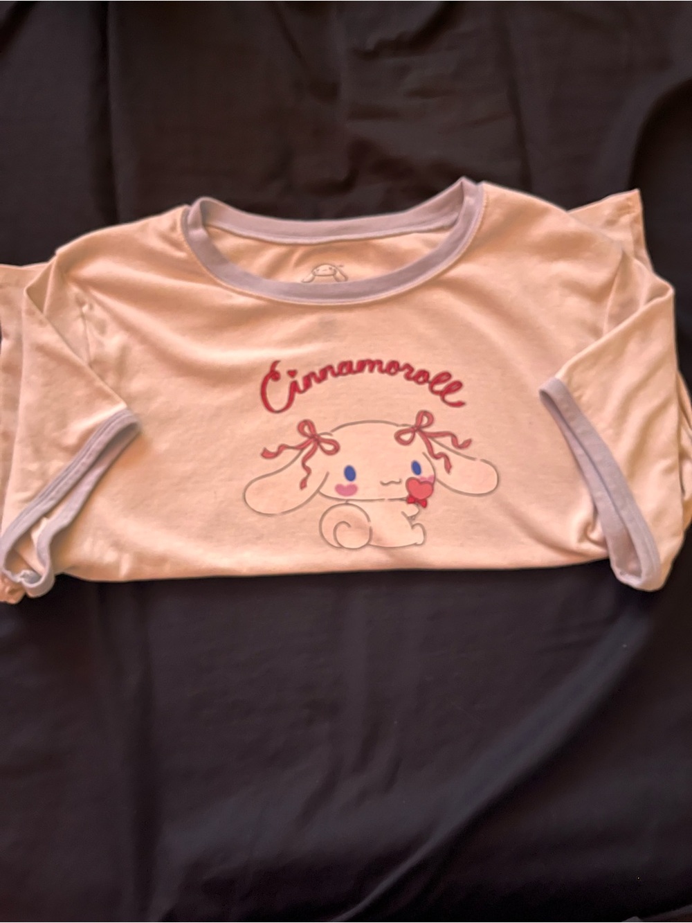 Sanrio Cinnamoroll White Baby Tee